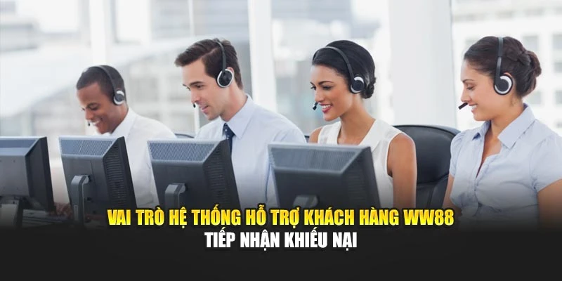 Vai trò hệ thống Hỗ Trợ Khách Hàng WW88 tiếp nhận khiếu nại